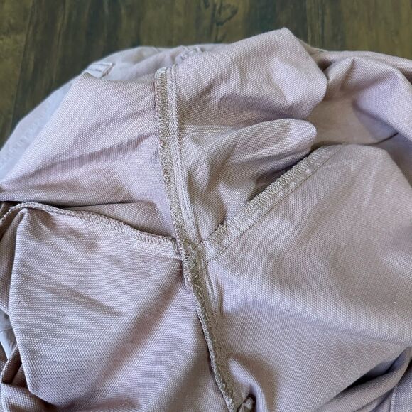 EILEEN FISHER Cotton Hemp Stretch Straight Pants Chino Washed Red - Picture 7 of 12